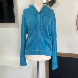 American Eagle Teal Zip Up Hoodie